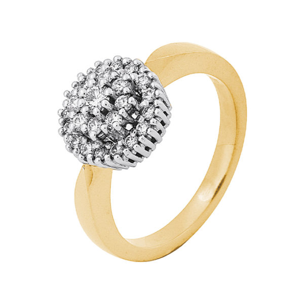 Gouden entourage ring