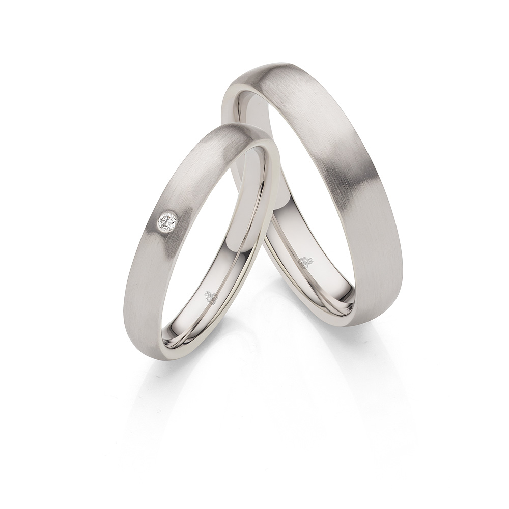 witgouden trouwringen Wind Bell